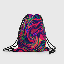 Рюкзак-мешок Яркие волны, цвет: 3D-принт