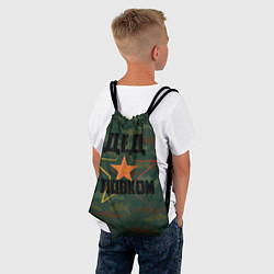 Рюкзак-мешок Дедушка главком, цвет: 3D-принт — фото 2