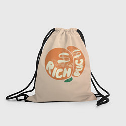 Рюкзак-мешок Рич пич - богатый персик, цвет: 3D-принт