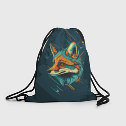Рюкзак-мешок Загадочный лис, цвет: 3D-принт