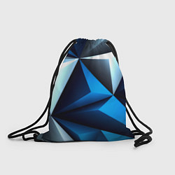 Рюкзак-мешок Абстрактные грани текстура, цвет: 3D-принт