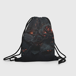 Рюкзак-мешок Пепельная роза горит, цвет: 3D-принт