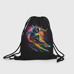 Рюкзак-мешок Горный альпийский прыжок, цвет: 3D-принт
