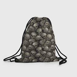 Рюкзак-мешок Стена черепов, цвет: 3D-принт