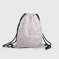 Рюкзак-мешок Нежные , весенние цветы, цвет: 3D-принт