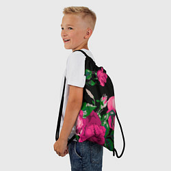 Рюкзак-мешок Шипы и розы, цвет: 3D-принт — фото 2
