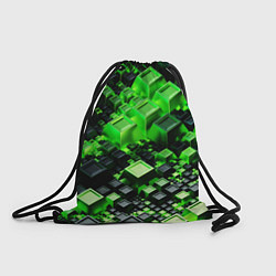 Рюкзак-мешок Броня крипера из майнкрафт, цвет: 3D-принт