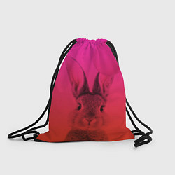 Рюкзак-мешок Заяц градиент, цвет: 3D-принт