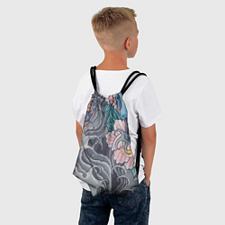 Рюкзак-мешок Иредзуми: змеи и черепа, цвет: 3D-принт — фото 2