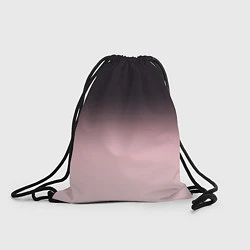 Рюкзак-мешок Градиент: от черного к розовому, цвет: 3D-принт