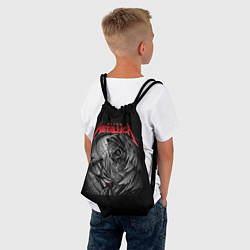 Рюкзак-мешок Metallica - смерть, цвет: 3D-принт — фото 2