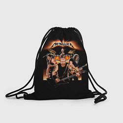 Рюкзак-мешок Metallica - метал-группа, цвет: 3D-принт