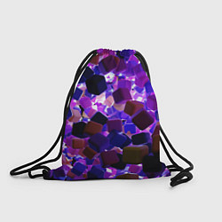 Рюкзак-мешок Разноцветные воздушные кубики, цвет: 3D-принт