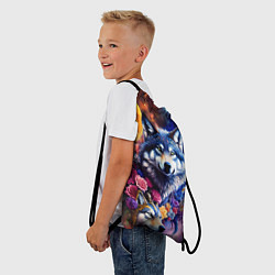 Рюкзак-мешок Звездные волки, цвет: 3D-принт — фото 2