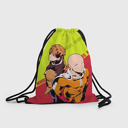Рюкзак-мешок Сайтама и Генос, цвет: 3D-принт