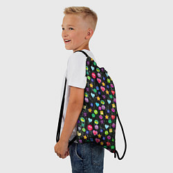 Рюкзак-мешок В смайликах, цвет: 3D-принт — фото 2