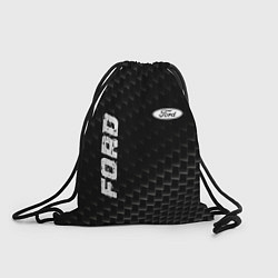 Рюкзак-мешок Ford карбоновый фон, цвет: 3D-принт