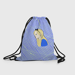 Рюкзак-мешок Портрет Алисы из страны чудес, цвет: 3D-принт