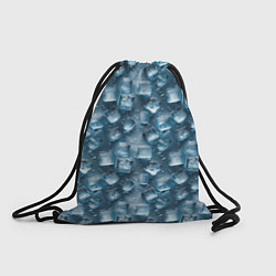 Рюкзак-мешок Сочная текстура из ледяных кубиков, цвет: 3D-принт