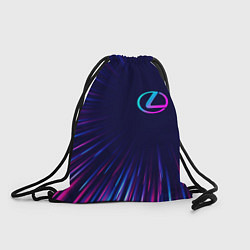 Рюкзак-мешок Lexus neon speed lines, цвет: 3D-принт