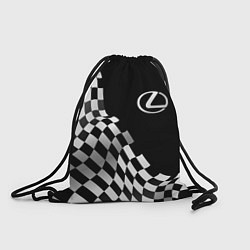 Рюкзак-мешок Lexus racing flag, цвет: 3D-принт