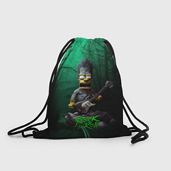 Рюкзак-мешок Simpsons hard rock, цвет: 3D-принт