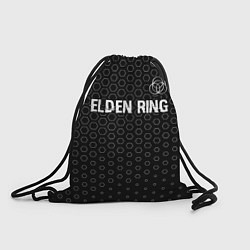 Рюкзак-мешок Elden Ring glitch на темном фоне: символ сверху, цвет: 3D-принт