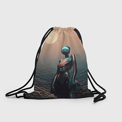 Рюкзак-мешок Незнакомка, цвет: 3D-принт
