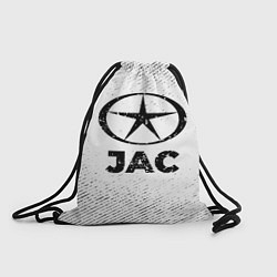 Рюкзак-мешок JAC с потертостями на светлом фоне, цвет: 3D-принт