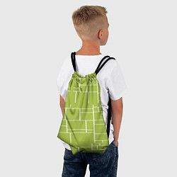 Рюкзак-мешок Цвет зеленый салатовый тренд, цвет: 3D-принт — фото 2
