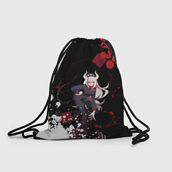 Рюкзак-мешок Helltaker Lucifer арт краска, цвет: 3D-принт