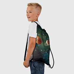 Рюкзак-мешок Планетная система, цвет: 3D-принт — фото 2