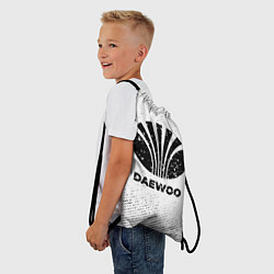 Рюкзак-мешок Daewoo с потертостями на светлом фоне, цвет: 3D-принт — фото 2