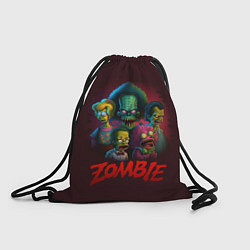 Рюкзак-мешок Симпсоны зомби, цвет: 3D-принт