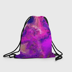 Рюкзак-мешок Пурпурный стиль, цвет: 3D-принт