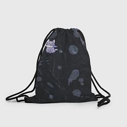 Рюкзак-мешок Серый котик и холодное оружие, цвет: 3D-принт