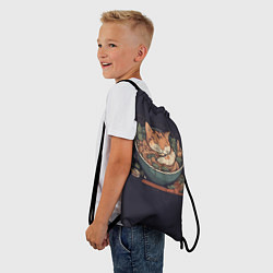 Рюкзак-мешок Сон в рамене, цвет: 3D-принт — фото 2