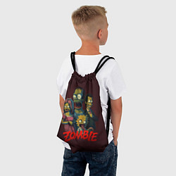Рюкзак-мешок Симпсоны зомби, цвет: 3D-принт — фото 2