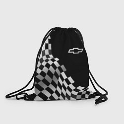 Рюкзак-мешок Chevrolet racing flag, цвет: 3D-принт