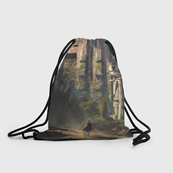 Рюкзак-мешок Древняя цивилизация и путешественник, цвет: 3D-принт