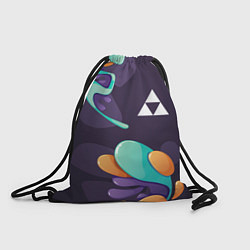Рюкзак-мешок Zelda graffity splash, цвет: 3D-принт