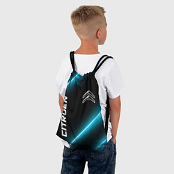 Рюкзак-мешок Citroen неоновые лампы, цвет: 3D-принт — фото 2