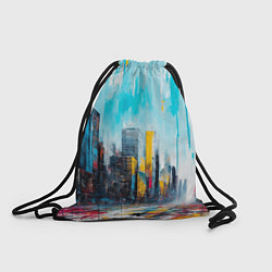 Рюкзак-мешок Палитра города, цвет: 3D-принт
