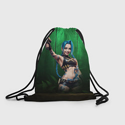 Рюкзак-мешок Jinx Arcane league, цвет: 3D-принт