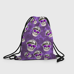 Рюкзак-мешок Черепа и пальмы, цвет: 3D-принт