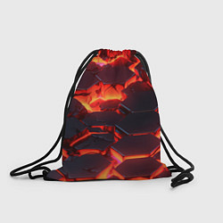 Рюкзак-мешок Огненные наносоты, цвет: 3D-принт