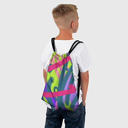 Рюкзак-мешок Цветастая графика, цвет: 3D-принт — фото 2