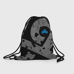 Рюкзак-мешок Форма Cloud 9 black, цвет: 3D-принт