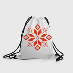 Рюкзак-мешок Удмуртский узор, цвет: 3D-принт