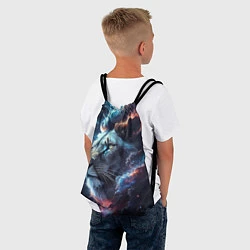 Рюкзак-мешок Galactic lion, цвет: 3D-принт — фото 2